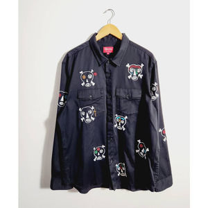 Supreme Skull Button Up Shirt